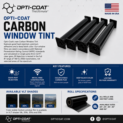 Opti-Coat Carbon Window Tint