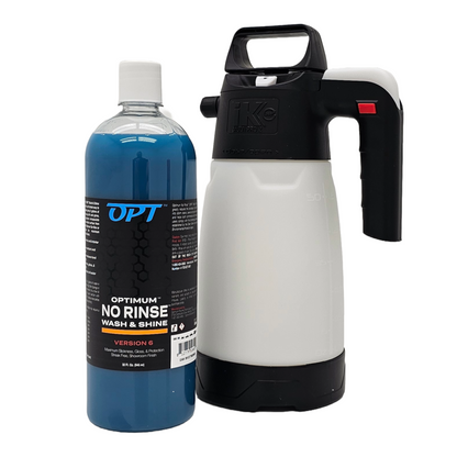 Optimum No Rinse Wash & Shine Version 6 Rinseless Car Wash 32 oz. & IK Multi Pro 2 360
