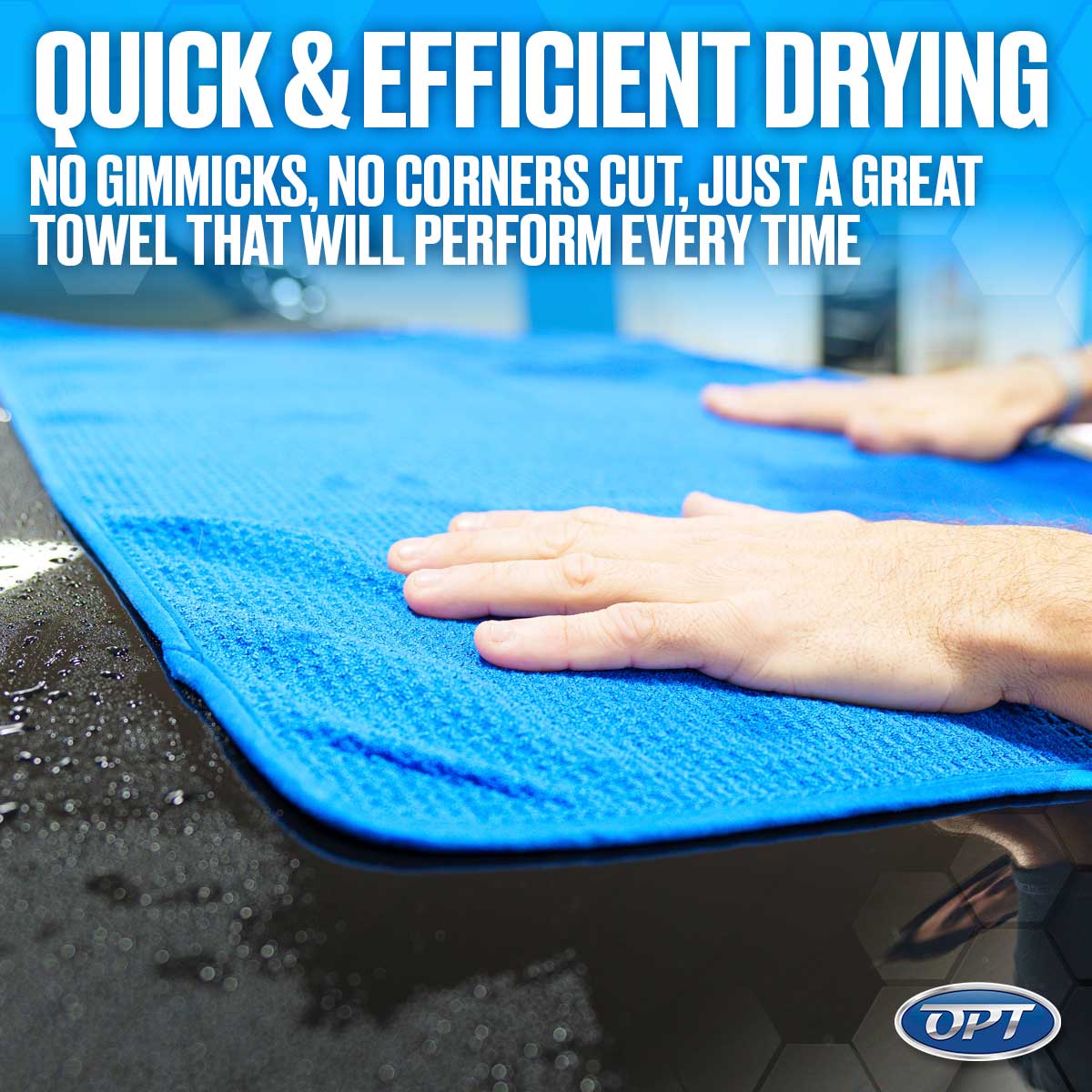 Hyper Weave Waffle Drying Towels