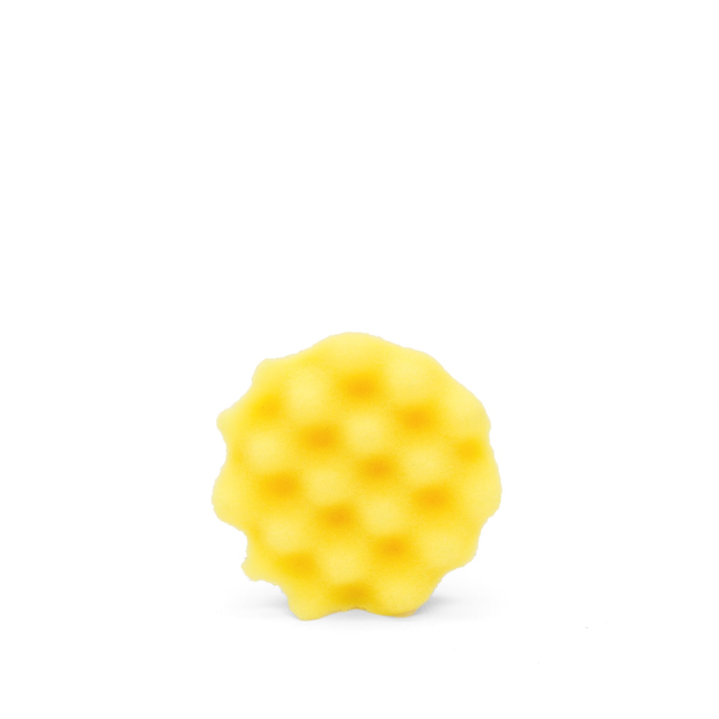 Optimum Yellow Beveled Waffle Foam Pad (Heavy Polishing)