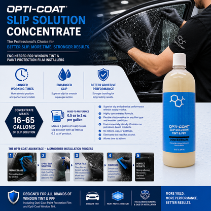 Opti-Coat Slip Solution Concentrate for Tint & PPF