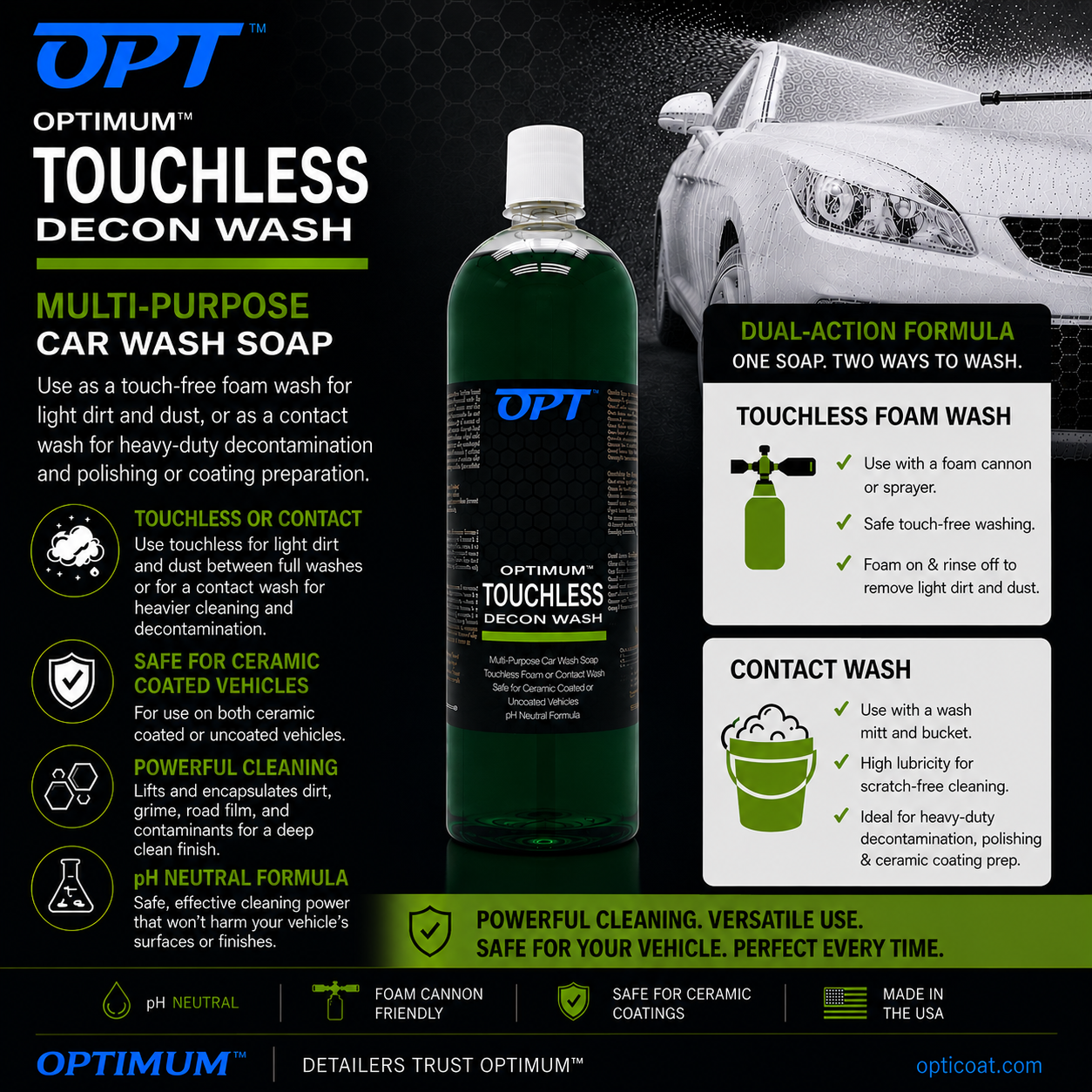 Optimum Touchless Decontamination Car Wash